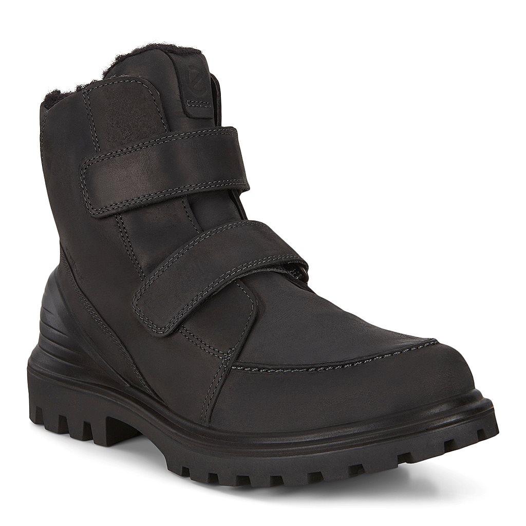 Ecco Tredtray K Boys Boots In Black - India VEB-260879